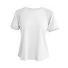 Mesh Patchwork Quick Dry Running Sport Short Sleeve T-shirt Split Back Loose Comfortable Workout Crop Top