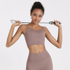 High Quality U Shape Padded Breathable Nylon Beauty Back Push Up Yoga Fitness Womens Sports Bra