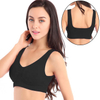 Plus Size Quick-Drying Seamless High Impact Sports Bra Crop Top Running Workout Yoga Bra For Womens