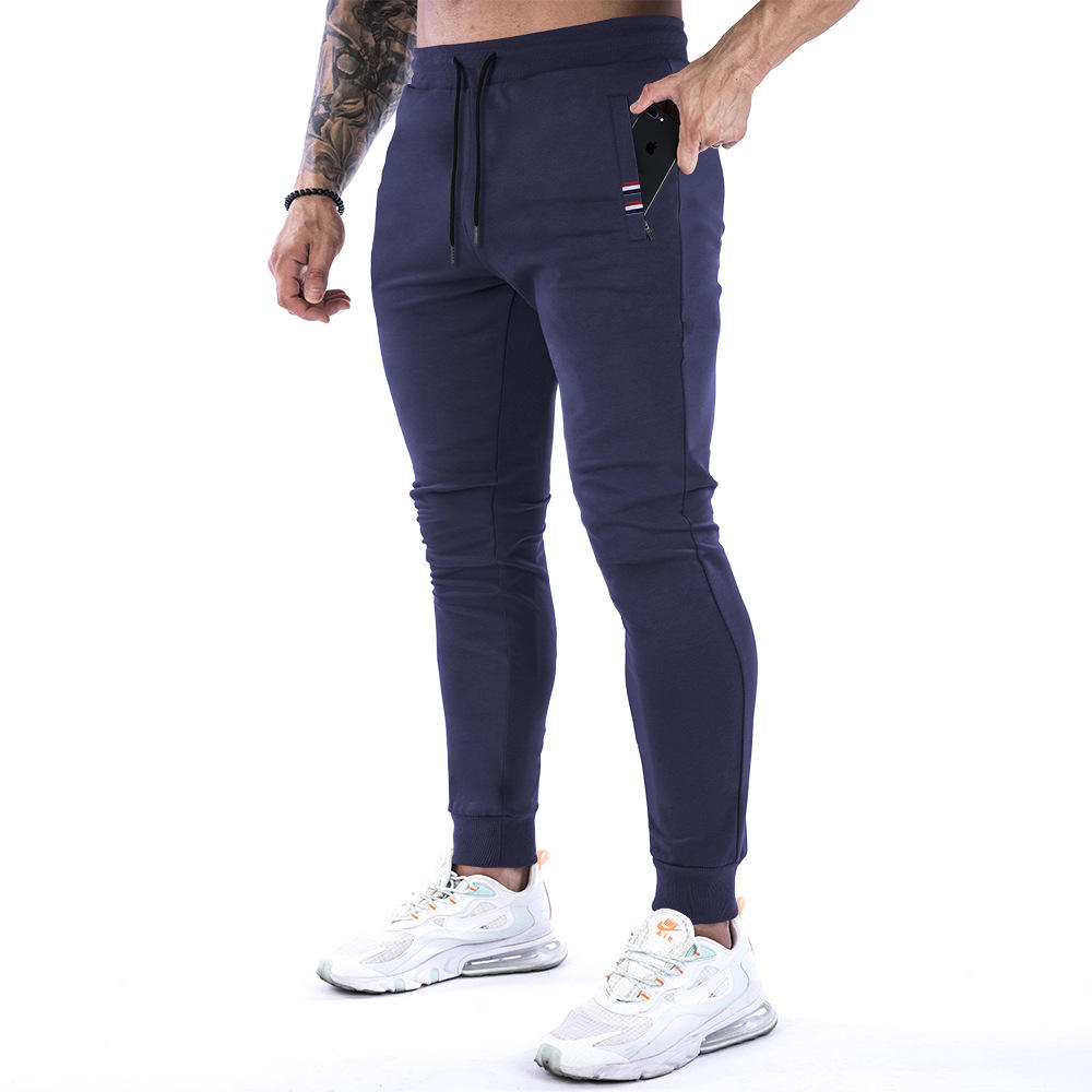 2022 Men's Slim Fit Urban Canvas Trousers Casual Pencil Jogger Cargo Long Pants