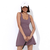 Women Sleeveless Soft Athletic Golf Tennis Dress Quick Dry Exercise Workout Skirt