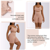 Women Seamless Breathable Eco-friendly Body Shaping Butt Lifter Plus Size Nylon Bodysuit Seamless Shapewear