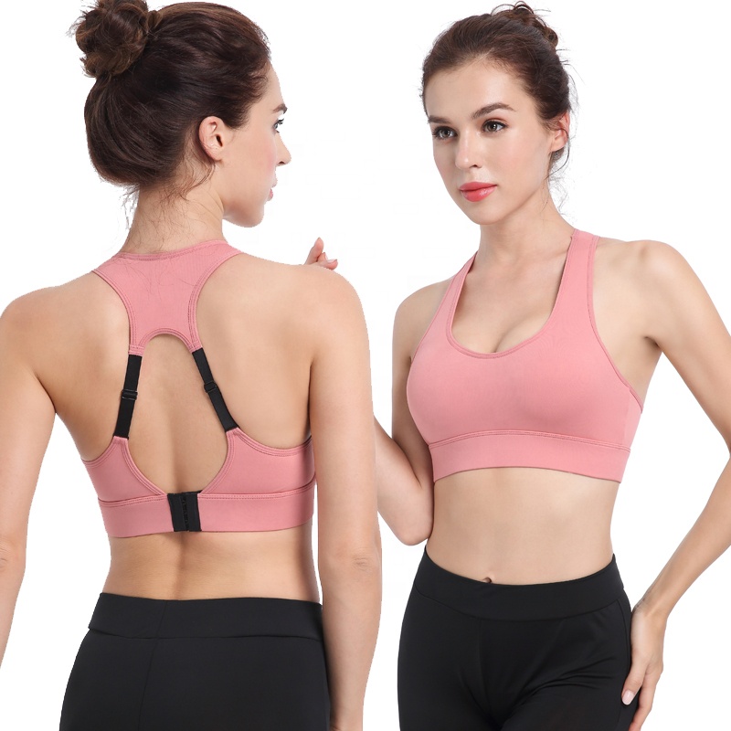 Wireless Beauty Back Stretch Fit Running Workout Yoga Bra Plus Size Sports Bra For Womens