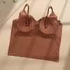 One-Piece Camisole Underwear bra Female V-Neck Ladies Bras Nude Beauty Straps Chest Pad Seamless bras