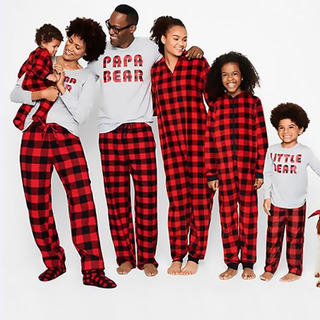 Amazon Family Pack kids christmas pajamas children sleepwear parent-child set two-piece pajamas family christmas pajamas