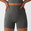 Women Gym Shorts Breathable Tight Sports Shorts Side Pockets Fitness Recycled Fabric Women Gym Shorts