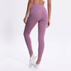 Women Side Pocket Active Leggings High Waist Wicking Sport Workout Leggings Double Nylon Fabric Yoga Pants