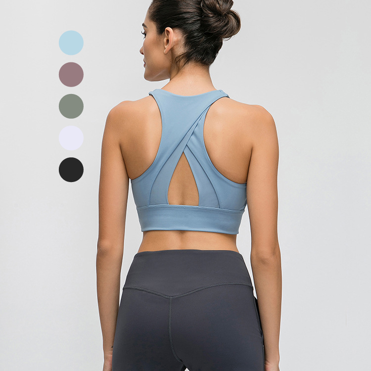 high impact crop top sports bra