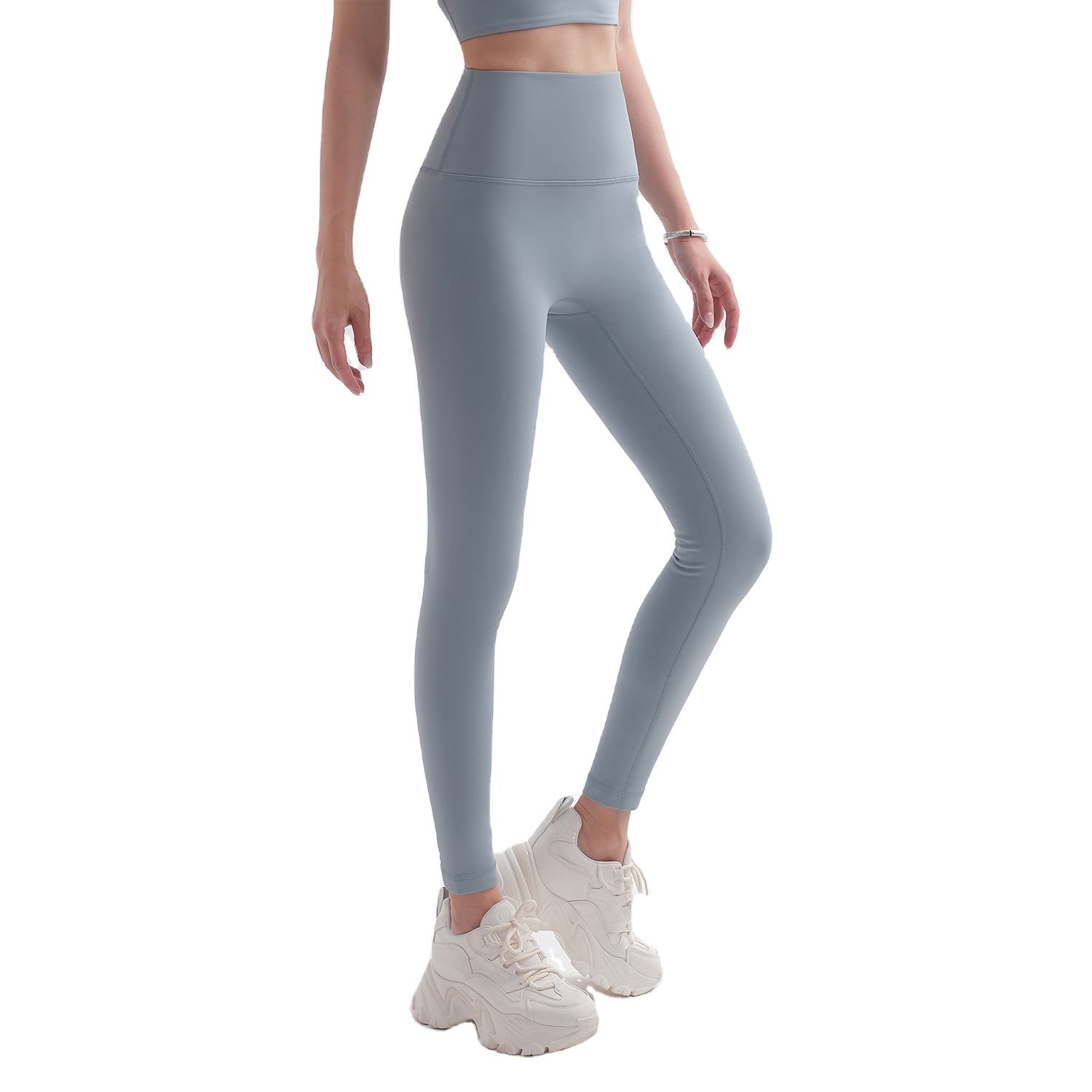 High Waisted Running Push Up Sports Pants No Front Line Gym Fitness Women Sports Leggings Winter Tight Buttery Soft Leggings