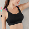 Plus Size Beauty Back Wirefree Stretch Gym Workout Seamless Sports Bras Running Fitness Yoga Bra For Womens
