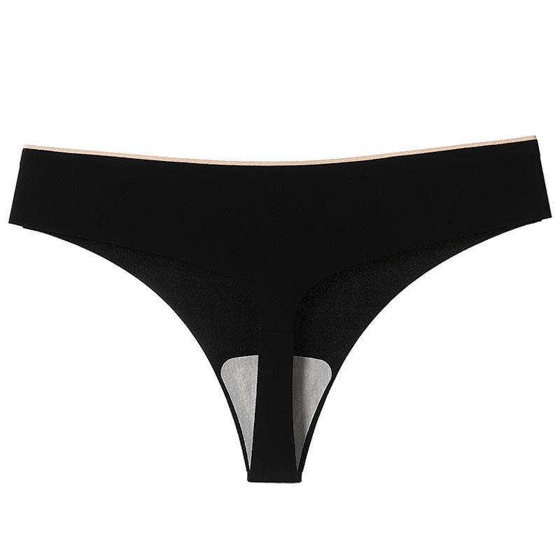 2022 Women's Underwear Sexy Hot Mulberry Silk Antibacterial Sports Underwear Ice Silk Seamless Yoga Thong