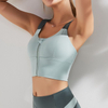 Sports Bra Front Zip Wear Tops Women Yoga Bra Plus Size High Impact Gym Sexy Fitness Clothing