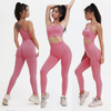 Summer Activewear Yoga Set Breathable Dry Fast Gym Workout Set Seamless Women Fitness Set