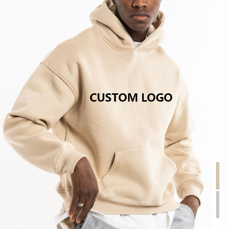 2022 New Arrival Men's Clothing Embroidery Logo 100% Cotton Streetwear For Men Hoodies