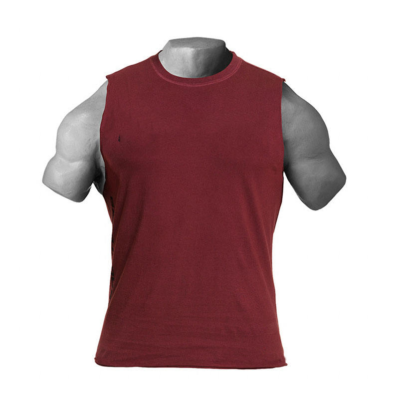 Manufacture Work Out Men's Shirt Cotton Breathable Sports Men's Tank Top Vest