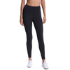 Women Side Pocket Active Leggings High Waist Wicking Sport Workout Leggings Double Nylon Fabric Yoga Pants