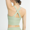 Front Zipper Cross Beauty Shockproof Yoga Vest High Elastic Yoga Sport Bra