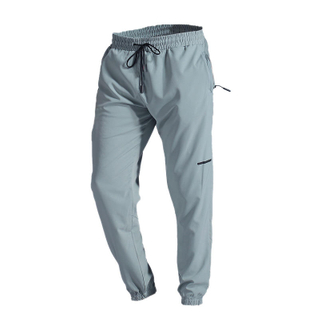New Trend of Solid Color Sports Pants Men's Training Foot Fast Dry Casual Pants Summer Thin Breathable Running Fitness Pants