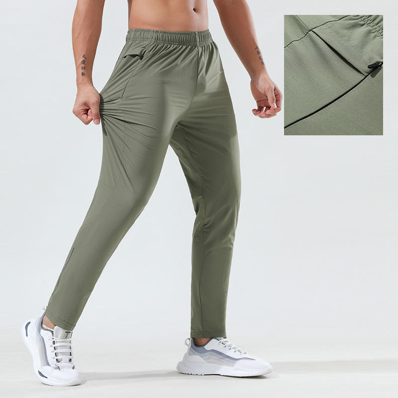 Custom Logo Quick Dry Loose Men's Jogger Pants Outdoor Gym Fitness Casual Running Sports Pants Summer Men Sports Trousers Pants