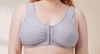 Large Size Bra Front Buckle without Underwire Thin Adjustable Straps And Cotton Thick Straps Look Small Underwear