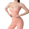 2-piece Yoga Bra Pants Suit Sport Wear Clothing Nylon Leggings for Fitness Yoga Set for Woman