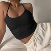 US Hot Selling Crop Tops Ribbed Cotton Light Weight Women's Tank Tops Casual Corset