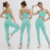 Summer Activewear Yoga Set Breathable Dry Fast Gym Workout Set Seamless Women Fitness Set