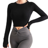 Women Compression Quick Dry Round Neck Soft Quick Dry Fitness Slimming Long Sleeve Shirts For Girls