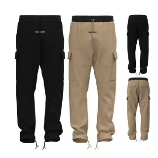 Custom Logo 2023 New Style Hot Sale High Street Men's Cargo Trousers Essentials High Quality Causal Sportswear Jogger Pants